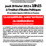 Le mythe de la compétitivité, Conférence G.Ardinat – 28 février à Sciences-Po Aix